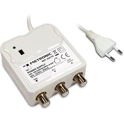 Metronic Voeding 12/24 V voor tv-versterkers 332170 Metronic Voeding 12/24 V voor tv-versterkers 332170