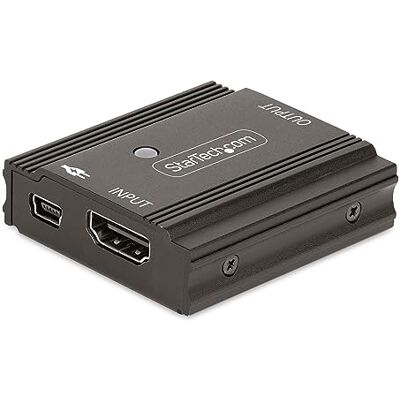 StarTech . com HDMI booster 8K 60Hz 10m, actieve HDMI 2.1 online repeater en videosignaalversterker tot 8K 60Hz/4K 144Hz, compacte extender voor HDMI-kabels (33FT-8K-HDMI-BOOSTER) StarTech . com HDMI booster 8K 60Hz 10m, actieve HDMI 2.1 online repeater en videosignaalversterker tot 8K 60Hz/4K 144Hz, compacte extender voor HDMI-kabels (33FT-8K-HDMI-BOOSTER)