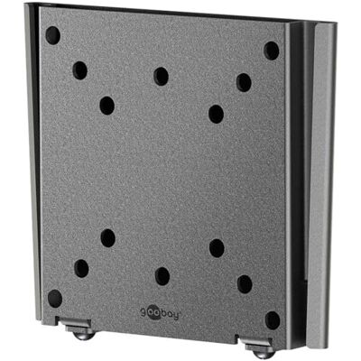goobay 74414 Universele platte tv-muurbeugel tot 30 kg wandafstand 18 mm Voor schermen van 13 tot 27 inch tot VESA 100 x 100 mm Geschikt voor camper, wandtelevisie goobay 74414 Universele platte tv-muurbeugel tot 30 kg wandafstand 18 mm Voor schermen van 13 tot 27 inch tot VESA 100 x 100 mm Geschikt voor camper, wandtelevisie