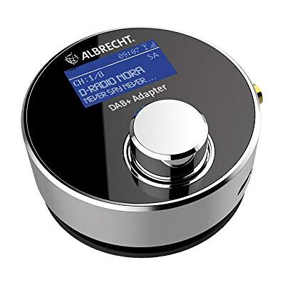 Albrecht 27259brecht DR 54 digitale adapter met FM-zender, 3,5 mm jackplug, voor gebruik in de auto of thuis Albrecht 27259brecht DR 54 digitale adapter met FM-zender, 3,5 mm jackplug, voor gebruik in de auto of thuis