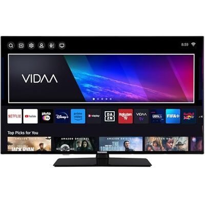 TELEFUNKEN VIDAA XU43VP750M 43 inch Smart TV, 4K, UHD, HDR met Dolby Vision, Triple Tuner en 6 maanden HD+ met LED, zwart TELEFUNKEN VIDAA XU43VP750M 43 inch Smart TV, 4K, UHD, HDR met Dolby Vision, Triple Tuner en 6 maanden HD+ met LED, zwart