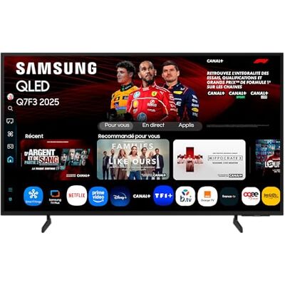 Samsung TV 55 inch QLED Q7F 4K Smart TV met AI Vision, 100% kleurvolume met Quantum Dot, de authentieke Quantum Dot en Motion Xcelerator Samsung TV 55 inch QLED Q7F 4K Smart TV met AI Vision, 100% kleurvolume met Quantum Dot, de authentieke Quantum Dot en Motion Xcelerator