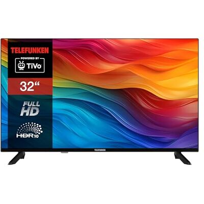 TELEFUNKEN TiVo D32F751X7CW 32 inch Smart TV (Full HD, HDR, Triple Tuner, HD+, 6 maanden inbegrepen) TELEFUNKEN TiVo D32F751X7CW 32 inch Smart TV (Full HD, HDR, Triple Tuner, HD+, 6 maanden inbegrepen)