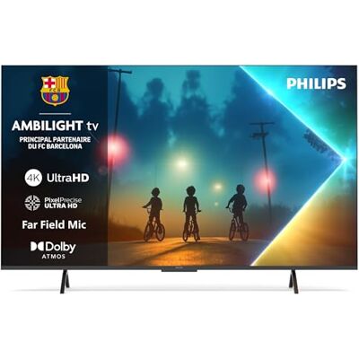 Philips Ambilight 43PUS8200 4K LED Smart TV 43 inch display met Pixel Precise Ultra HD platform, Titan OS en Dolby Atmos-geluid, compatibel met Alexa en Google spraakassistent Philips Ambilight 43PUS8200 4K LED Smart TV 43 inch display met Pixel Precise Ultra HD platform, Titan OS en Dolby Atmos-geluid, compatibel met Alexa en Google spraakassistent