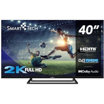 Smart Tech 40FN01V3 Full HD LED TV 40 inch (101 cm) Triple Tuner Dolby Audio H.265 3 x HDMI, 2 x USB Smart Tech 40FN01V3 Full HD LED TV 40 inch (101 cm) Triple Tuner Dolby Audio H.265 3 x HDMI, 2 x USB