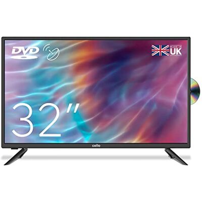 Cello ZF0223 DVD encastrable HD Ready LED 32" avec Freeview HD 2020 modèle fabriqué au Royaume-Uni (nouveau modèle 2020) Noir Cello ZF0223 DVD encastrable HD Ready LED 32" avec Freeview HD 2020 modèle fabriqué au Royaume-Uni (nouveau modèle 2020) Noir