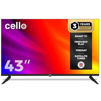 Cello LG WebOS 43 inch Full HD TV met Triple Tuner S2 T2 FreeSat Bluetooth Disney+ Netflix Apple TV + Prime Video Cello LG WebOS 43 inch Full HD TV met Triple Tuner S2 T2 FreeSat Bluetooth Disney+ Netflix Apple TV + Prime Video