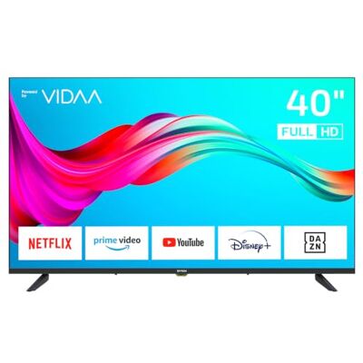 DYON Smart 40 VX-2 Full HD TV, Triple HD Tuner (DVB-C/-S2/-T2), App Store, Prime Video, Netflix, YouTube, DAZN, Disney+, zwart DYON Smart 40 VX-2 Full HD TV, Triple HD Tuner (DVB-C/-S2/-T2), App Store, Prime Video, Netflix, YouTube, DAZN, Disney+, zwart