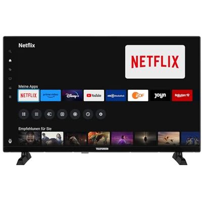 TELEFUNKEN TiVo XH32TO750S 32 inch Smart TV (HD Ready, HDR, Triple Tuner, 6 maanden HD+ inbegrepen) TELEFUNKEN TiVo XH32TO750S 32 inch Smart TV (HD Ready, HDR, Triple Tuner, 6 maanden HD+ inbegrepen)