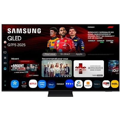 Samsung QLED Q7F5 4K Smart TV 75 inch met AI-visie, 100% kleurvolume met Quantum Dot en meer dan 500 kanalen Samsung QLED Q7F5 4K Smart TV 75 inch met AI-visie, 100% kleurvolume met Quantum Dot en meer dan 500 kanalen
