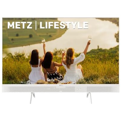 Metz 32 inch Smart TV QLED, 32 MQE7100Z draagbare tv, Power-C (compatibel met Power Bank), HDR10, dbx-TV, Dolby Audio, Chromecast, spraakbediening, DVB-T/T2/C/S/S2/analoog Metz 32 inch Smart TV QLED, 32 MQE7100Z draagbare tv, Power-C (compatibel met Power Bank), HDR10, dbx-TV, Dolby Audio, Chromecast, spraakbediening, DVB-T/T2/C/S/S2/analoog
