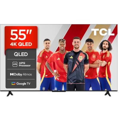 TCL 55T69C 55" QLED 60HZ 4K HDR, Google TV, Smart TV (Dolby Vision & Atmos, Motion Clarity, compatibel met Google Assistant & Alexa), 2025 TCL 55T69C 55" QLED 60HZ 4K HDR, Google TV, Smart TV (Dolby Vision & Atmos, Motion Clarity, compatibel met Google Assistant & Alexa), 2025