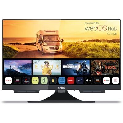 Cello C1924WS Trav 19 inch Smart 12 V Camping Reizen TV Frameloze Triple Tuner Bluetooth WebOS by LG Pitch Perfect Luidspreker Disney + Netflix Camper C1924WS 2024 Cello C1924WS Trav 19 inch Smart 12 V Camping Reizen TV Frameloze Triple Tuner Bluetooth WebOS by LG Pitch Perfect Luidspreker Disney + Netflix Camper C1924WS 2024
