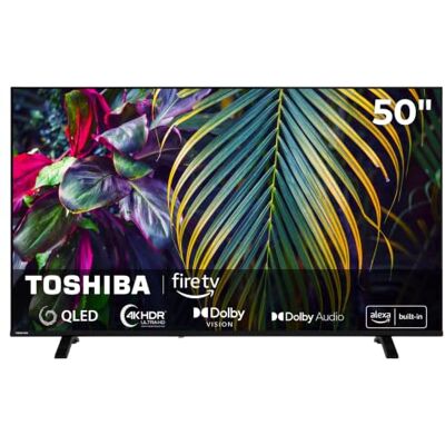 Toshiba 50QF2663DAZ Téléviseur QLED 50" Smart TV 4K UHD Amazon Fire TV Dolby Vision HDR MEMC & WCG Commande vocale Alexa 2 x HDMI Bluetooth Dolby Audio Triple tuner DVB-C/-S2/-T2 Toshiba 50QF2663DAZ Téléviseur QLED 50" Smart TV 4K UHD Amazon Fire TV Dolby Vision HDR MEMC & WCG Commande vocale Alexa 2 x HDMI Bluetooth Dolby Audio Triple tuner DVB-C/-S2/-T2