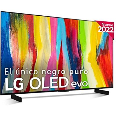 LG OLED42C24LA TV – Smart TV WebOS22 42 inch (106 cm) 4K OLED evo Smart processor prestaties 4K A9 Gen 5 IA, compatibel met HDR Dolby Vision en Dolby Atmos, TV voor gaming LG OLED42C24LA TV – Smart TV WebOS22 42 inch (106 cm) 4K OLED evo Smart processor prestaties 4K A9 Gen 5 IA, compatibel met HDR Dolby Vision en Dolby Atmos, TV voor gaming