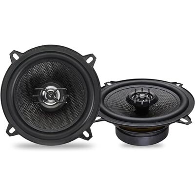 Caliber Autoluidspreker – 2 x autoluidspreker 100 W – 3-weg coaxiale luidspreker – montagemateriaal inbegrepen – zwart – 13 cm Caliber Autoluidspreker – 2 x autoluidspreker 100 W – 3-weg coaxiale luidspreker – montagemateriaal inbegrepen – zwart – 13 cm