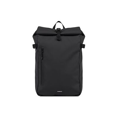 Sandqvist Sac à dos Stream Slim Rolltop 14 pouces, 20 L, noir, sac à dos imperméable pour ordinateur portable 14 pouces, matériaux recyclés Sandqvist Sac à dos Stream Slim Rolltop 14 pouces, 20 L, noir, sac à dos imperméable pour ordinateur portable 14 pouces, matériaux recyclés