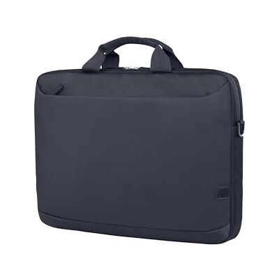 HP Everyday Laptoptas van 40,6 cm (16 inch), gemaakt van gerecycled polyester, 12 liter, gevoerd vak, waterdicht, afneembare schouderriem, grijs HP Everyday Laptoptas van 40,6 cm (16 inch), gemaakt van gerecycled polyester, 12 liter, gevoerd vak, waterdicht, afneembare schouderriem, grijs