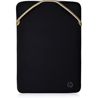 HP Omkeerbare beschermhoes voor 15,6 inch laptop, zwart en goud HP Omkeerbare beschermhoes voor 15,6 inch laptop, zwart en goud