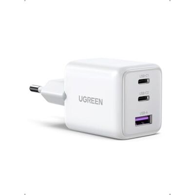 UGREEN Zapix 30 W snellader USB C iPhone 3 poorten stopcontact (wit) GaN Compatibel met iPhone 18 Pro Max 17 16 15 14 Plus Pixel 10 Pro Galaxy S26 S25 S24 Ultra A57 iPad MacBook Air Neo UGREEN Zapix 30 W snellader USB C iPhone 3 poorten stopcontact (wit) GaN Compatibel met iPhone 18 Pro Max 17 16 15 14 Plus Pixel 10 Pro Galaxy S26 S25 S24 Ultra A57 iPad MacBook Air Neo