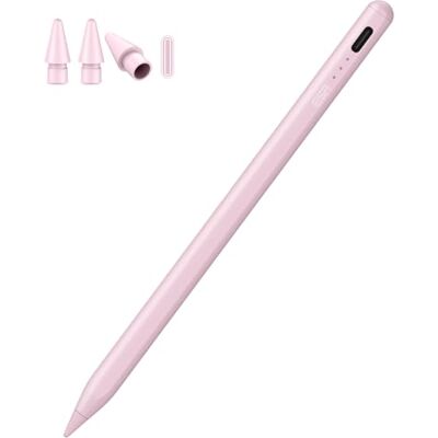 ESR Stylus voor iPad 2018-2026, stylus met kantelgevoeligheid Stylus met handpalmondersteuning, compatibel met iPad 11 (A16)/10. Gen, Air 11"/13", Pro 11"/12,9"/13", Mini 6/5, Roze ESR Stylus voor iPad 2018-2026, stylus met kantelgevoeligheid Stylus met handpalmondersteuning, compatibel met iPad 11 (A16)/10. Gen, Air 11"/13", Pro 11"/12,9"/13", Mini 6/5, Roze