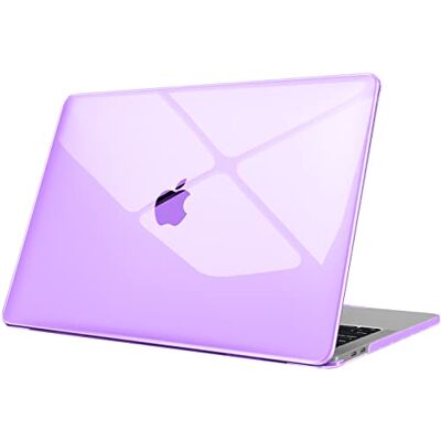 FINTIE Hoes Compatibel met MacBook Pro 13 2020-2016 A2338 M1 A2289 A2251 A2159 A1989 A1706 A1708 Hoogwaardige Beschermhoes Compatibel met MacBook Pro 13" met Retina Display Touch ID, Paars (Clear) pour Modèle A2338/A2289/A2251/ 2159/A1989/A1706/A1708, É FINTIE Hoes Compatibel met MacBook Pro 13 2020-2016 A2338 M1 A2289 A2251 A2159 A1989 A1706 A1708 Hoogwaardige Beschermhoes Compatibel met MacBook Pro 13" met Retina Display Touch ID, Paars (Clear) pour Modèle A2338/A2289/A2251/ 2159/A1989/A1706/A1708, É