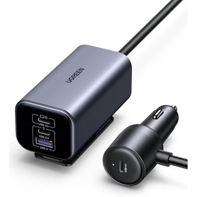 UGREEN 130 W autolader USB C GaN oplader sigarettenaansteker USB C 100 W PD 3.0 QC 4.0 PPS snel opladen sigarettenaansteker stekker compatibel met iPhone 17 16 15 14 MacBook M5 M4 M3 M2 M1 iPad UGREEN 130 W autolader USB C GaN oplader sigarettenaansteker USB C 100 W PD 3.0 QC 4.0 PPS snel opladen sigarettenaansteker stekker compatibel met iPhone 17 16 15 14 MacBook M5 M4 M3 M2 M1 iPad