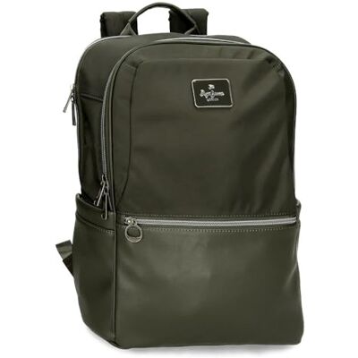 Pepe Jeans Christine Bagage Messenger Bag voor dames, Groen, Laptop rugzak Pepe Jeans Christine Bagage Messenger Bag voor dames, Groen, Laptop rugzak