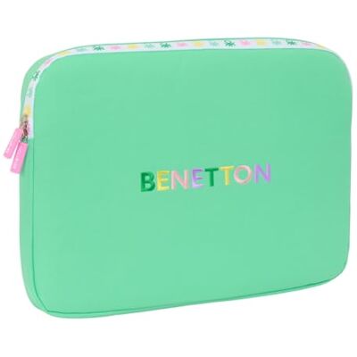 safta Benetton Mint Laptophoes 15,6 inch, ideaal voor kinderen van verschillende leeftijden, comfortabel en veelzijdig, kwaliteit en duurzaamheid, 39,5 x 3,5 x 27,5 cm, pastelmintgroen, M, groen, safta Benetton Mint Laptophoes 15,6 inch, ideaal voor kinderen van verschillende leeftijden, comfortabel en veelzijdig, kwaliteit en duurzaamheid, 39,5 x 3,5 x 27,5 cm, pastelmintgroen, M, groen,