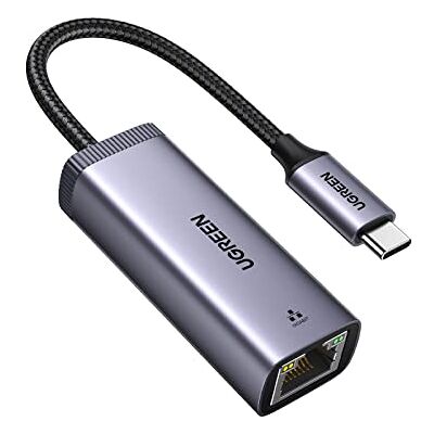 UGREEN USB C Gigabit LAN Ethernet-adapter USB C 1000 Mbps netwerkadapter met aluminium behuizing, gevlochten kabel compatibel met MacBook Air/Pro, iPad Pro/Air, Surface Pro 7, Galaxy S22/Tab S8 UGREEN USB C Gigabit LAN Ethernet-adapter USB C 1000 Mbps netwerkadapter met aluminium behuizing, gevlochten kabel compatibel met MacBook Air/Pro, iPad Pro/Air, Surface Pro 7, Galaxy S22/Tab S8