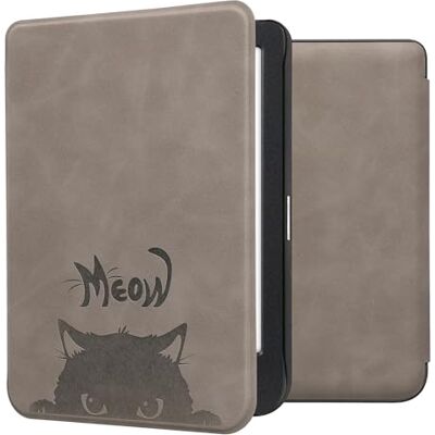 kwmobile Hoes compatibel met Kobo Clara BW/Colour Case Magnetische Flip Case Tablet Reader PU Grijs-Zwart kwmobile Hoes compatibel met Kobo Clara BW/Colour Case Magnetische Flip Case Tablet Reader PU Grijs-Zwart