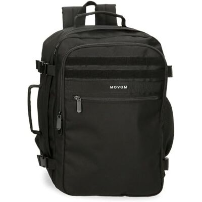 MOVOM Foster Bagage koerierstas voor heren (1 stuk), zwart., Eén maat, Laptop Cabine Rugzak MOVOM Foster Bagage koerierstas voor heren (1 stuk), zwart., Eén maat, Laptop Cabine Rugzak