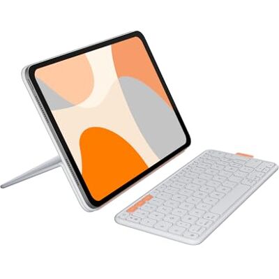 Logitech Flip Folio, toetsenbordhoes voor iPad Pro 11 inch (M4 en M5) en iPad Air 11 inch (M2, M3 en M4) (5e generatie), FRA AZERTY, afneembare Bluetooth-bescherming, meerdere apparaten, lichtgrijs Logitech Flip Folio, toetsenbordhoes voor iPad Pro 11 inch (M4 en M5) en iPad Air 11 inch (M2, M3 en M4) (5e generatie), FRA AZERTY, afneembare Bluetooth-bescherming, meerdere apparaten, lichtgrijs