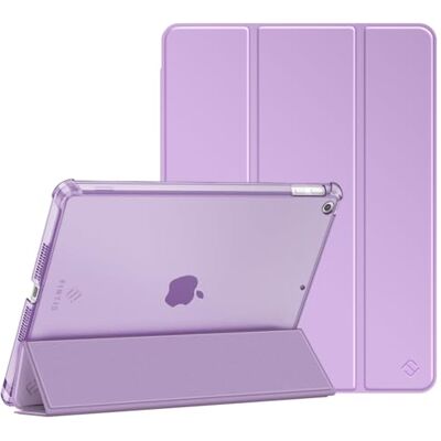 FINTIE Hoes voor iPad 10.2 inch 9e Generatie 2021/ 8e Gen. 2020 / 7e Gen. 2019 met Pencil Houder, Ultradun Superlicht Beschermhoes met Transparante Achterkant met Automatische Slaap-waak, Lavender Étui avec Porte-Stylet, Coque Arrière Transparente Givré FINTIE Hoes voor iPad 10.2 inch 9e Generatie 2021/ 8e Gen. 2020 / 7e Gen. 2019 met Pencil Houder, Ultradun Superlicht Beschermhoes met Transparante Achterkant met Automatische Slaap-waak, Lavender Étui avec Porte-Stylet, Coque Arrière Transparente Givré