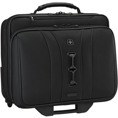 Wenger Legacy Black Series aktetas, tas met wielen voor laptop, trolley, notebook tot 15,6 inch, 29 l, kantoor, business, universiteit, school, zwart, 653631 Wenger Legacy Black Series aktetas, tas met wielen voor laptop, trolley, notebook tot 15,6 inch, 29 l, kantoor, business, universiteit, school, zwart, 653631