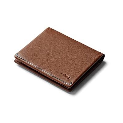 Bellroy Slim Sleeve, lederen portemonnee Hazelnoot Slanke lederen herenportemonnee met opbergruimte voor 11 kaarten en bankbiljetten Bellroy Slim Sleeve, lederen portemonnee Hazelnoot Slanke lederen herenportemonnee met opbergruimte voor 11 kaarten en bankbiljetten
