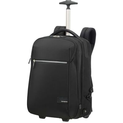Samsonite Litepoint PC-tas met wielen, 17,3 inch (48 cm) met intelligente functies, praktische binnenorganisatie, zakelijke trolley, 30 l, zwart (zwart) Samsonite Litepoint PC-tas met wielen, 17,3 inch (48 cm) met intelligente functies, praktische binnenorganisatie, zakelijke trolley, 30 l, zwart (zwart)