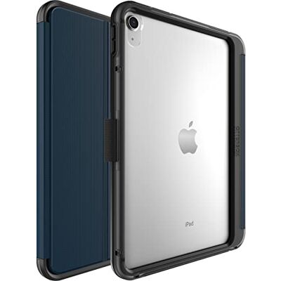 Otterbox Symmetry Folio beschermhoes voor iPad 10e generatie 2022, 11e generatie 2025 (A16), schokbestendig, valbescherming, dunne beschermhoes, getest volgens militaire normen, blauw, levering zonder Otterbox Symmetry Folio beschermhoes voor iPad 10e generatie 2022, 11e generatie 2025 (A16), schokbestendig, valbescherming, dunne beschermhoes, getest volgens militaire normen, blauw, levering zonder