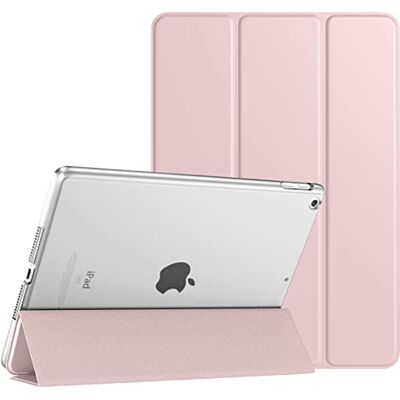 TiMOVO Beschermhoes voor iPad 9e/8e/7e generatie 10,2 inch, lichtroze Hoes Case, Doorschijnend Frosted Hard Beschermd, Zak TiMOVO Beschermhoes voor iPad 9e/8e/7e generatie 10,2 inch, lichtroze Hoes Case, Doorschijnend Frosted Hard Beschermd, Zak