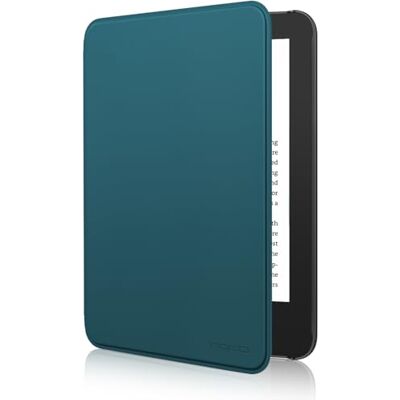MoKo Case Fits 6 inch All-New Kindle (11e generatie-2024/2022 release), lichtgewicht shell cover met auto wake/slaap voor Kindle 2024/2022 11e generatie e-reader, turquoise MoKo Case Fits 6 inch All-New Kindle (11e generatie-2024/2022 release), lichtgewicht shell cover met auto wake/slaap voor Kindle 2024/2022 11e generatie e-reader, turquoise