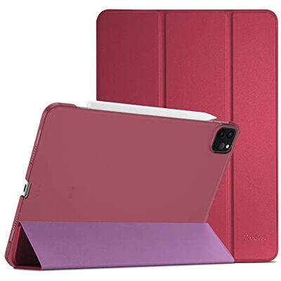 ProCase Hoes voor iPad Pro 11 Inch Case 2021 2020 2018 (3e/2e/1e), Trifold Slim Hoesje Beschermhoes Smart Folio Cover Case -Wijn ProCase Hoes voor iPad Pro 11 Inch Case 2021 2020 2018 (3e/2e/1e), Trifold Slim Hoesje Beschermhoes Smart Folio Cover Case -Wijn