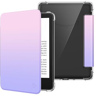 FINTIE Hoes voor 6 inch Kindle (11e generatie, model 2024/2022) Zachte TPU Transparante Case Auto Slaap/Wek-hoes, Fancy Shadow FINTIE Hoes voor 6 inch Kindle (11e generatie, model 2024/2022) Zachte TPU Transparante Case Auto Slaap/Wek-hoes, Fancy Shadow