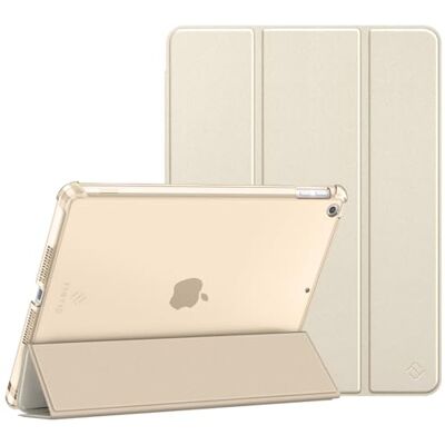 FINTIE Hoes voor iPad 10.2 inch 9e Generatie 2021/ 8e Gen. 2020 / 7e Gen. 2019 met Pencil Houder, Ultradun Superlicht Beschermhoes met Transparante Achterkant met Automatische Slaap-waak, Champagne Goud Étui avec Porte-Stylet, Coque Arrière Transparente FINTIE Hoes voor iPad 10.2 inch 9e Generatie 2021/ 8e Gen. 2020 / 7e Gen. 2019 met Pencil Houder, Ultradun Superlicht Beschermhoes met Transparante Achterkant met Automatische Slaap-waak, Champagne Goud Étui avec Porte-Stylet, Coque Arrière Transparente