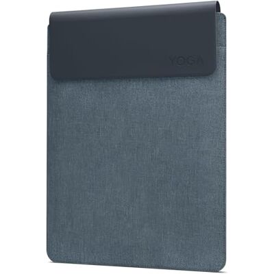 Lenovo Dunne laptophoes voor 14 inch laptop, compatibel met MacBook Air/Pro, lichte en milieuvriendelijke hoes met accessoirevak en magneetsluiting, blauwgroen Lenovo Dunne laptophoes voor 14 inch laptop, compatibel met MacBook Air/Pro, lichte en milieuvriendelijke hoes met accessoirevak en magneetsluiting, blauwgroen