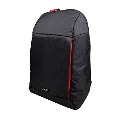 Acer Nitro Rugzak, pc-rugzak, 15,6 inch laptoprugzak, reisrugzak met voorvak, polyester, licht, 400 g, zwart/rood Acer Nitro Rugzak, pc-rugzak, 15,6 inch laptoprugzak, reisrugzak met voorvak, polyester, licht, 400 g, zwart/rood