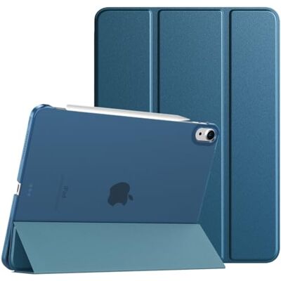 TiMOVO Beschermhoes voor iPad Air 11 inch M4/M3/M2, Air 5e/4e generatie Lichte hoes, transparante achterkant van pc, wekker/slaap, auto TiMOVO Beschermhoes voor iPad Air 11 inch M4/M3/M2, Air 5e/4e generatie Lichte hoes, transparante achterkant van pc, wekker/slaap, auto