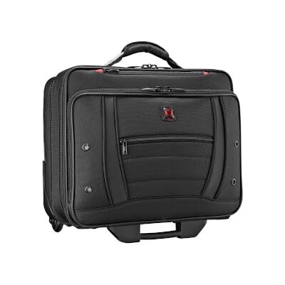 Wenger Synergy 612476 koffer met wieltjes voor laptop, 15,6 inch, professionele trolley, organisatiesysteem, 24 l, vrouwen en mannen, kantoor, reizen, zwart, 612476 Wenger Synergy 612476 koffer met wieltjes voor laptop, 15,6 inch, professionele trolley, organisatiesysteem, 24 l, vrouwen en mannen, kantoor, reizen, zwart, 612476