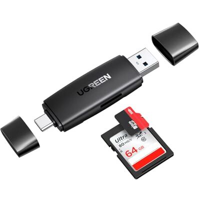 UGREEN USB 3.0 en USB C Kaartlezer SD/TF Kaartlezer. Compatibel met iPhone 17 Air Pro Max 16 15 Serie MacBook iPad Pro Air Galaxy S25 S24 Ultra Tab S10 S9 UGREEN USB 3.0 en USB C Kaartlezer SD/TF Kaartlezer. Compatibel met iPhone 17 Air Pro Max 16 15 Serie MacBook iPad Pro Air Galaxy S25 S24 Ultra Tab S10 S9