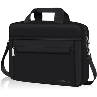 Alfheim Laptoptas, schoudertas, voor dames en heren, waterdicht, licht, voor op reis 15.6"-16" Alfheim Laptoptas, schoudertas, voor dames en heren, waterdicht, licht, voor op reis 15.6"-16"
