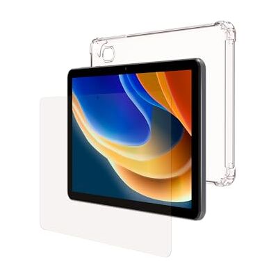 SPC Gravity 4 Protection Pack Transparante siliconen hoes + gehard glas voor Gravity 4 (10,35 inch) met versterkte hoeken, extra sterk en licht SPC Gravity 4 Protection Pack Transparante siliconen hoes + gehard glas voor Gravity 4 (10,35 inch) met versterkte hoeken, extra sterk en licht